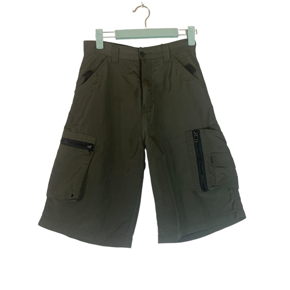 OTB Vintage Y2K Nylon Cargo Shorts Size 14